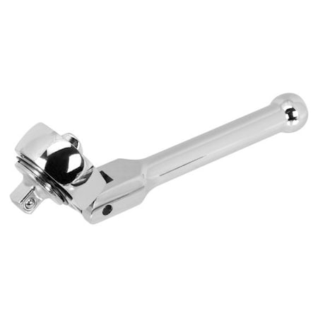 Performance Tool 1/4 In Dr. Stubby Flex Head Ratchet Ratchet-Stubby, W36114 W36114